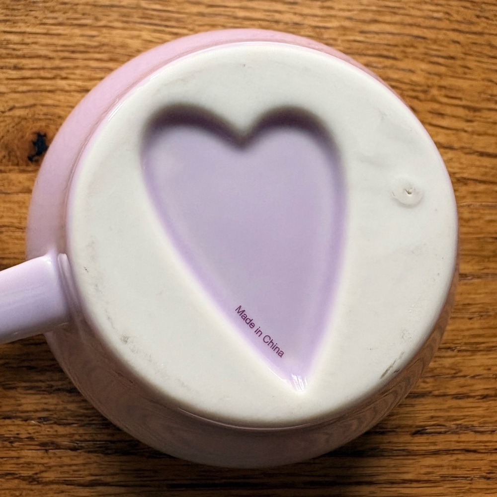 2006 Starbucks Lavender Coffee Mug and matching saucer- 12 oz cup. - Picture 10 of 13